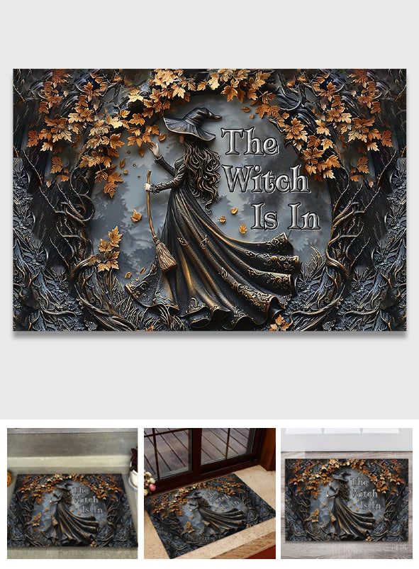 La sorcière est là - Paillasson sorcière