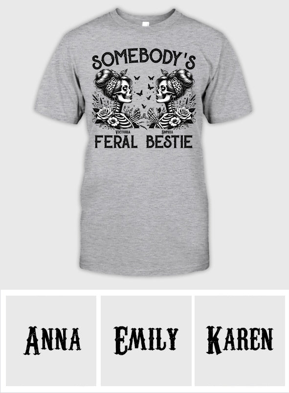 Spooky Besties Forever - Personalized Bestie T-shirt And Hoodie