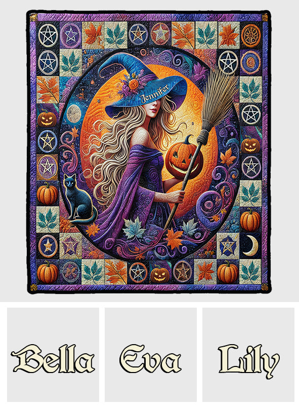 Belle sorcière - Couverture de sorcière personnalisée
