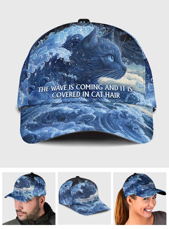 Casquette classique chat Blue Cat Wave