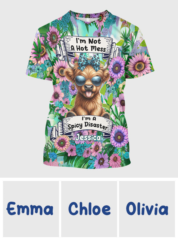 Apparemment, j'ai du caractère - T-shirt personnalisé intégral