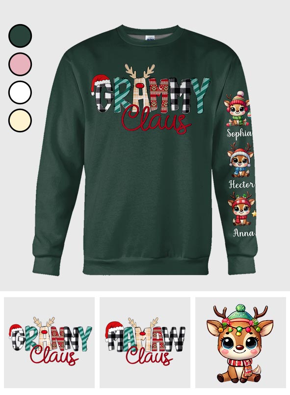 T-shirt personnalisé « Grand-mère Claus »