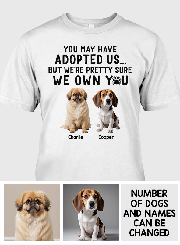 Je suis presque sûr que tu m'appartiens - T-shirt et sweat à capuche personnalisés pour chien
