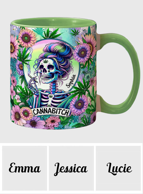 Mug personnalisé Cannabitch - Thème cannabis