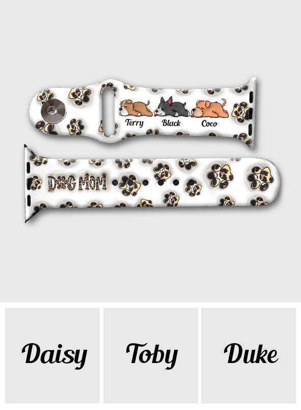 Bracelet Apple Watch personnalisé style western pour bébé vache Highland