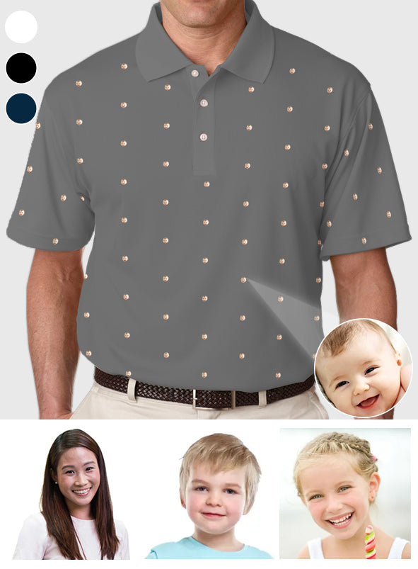 Polo personnalisé avec photo - Polo personnalisé pour papa