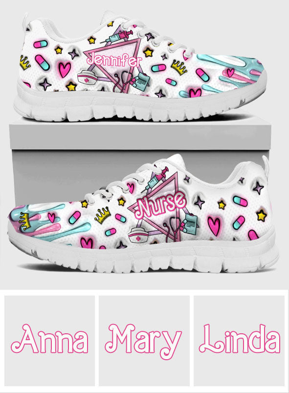 Poupée rose gonflable Nurse Life - Baskets personnalisées pour infirmières