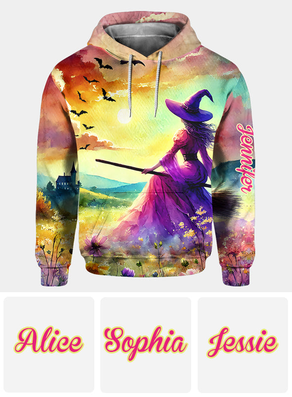 Belle Sorcière - T-shirt personnalisé Sorcière - Motif intégral