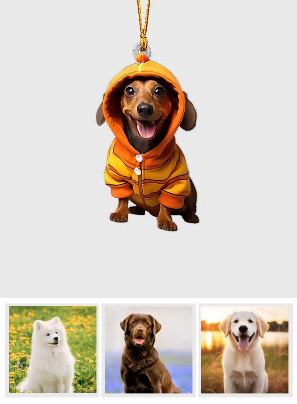 I Love My Dogs - Personalized Dog Custom Shaped Ornament