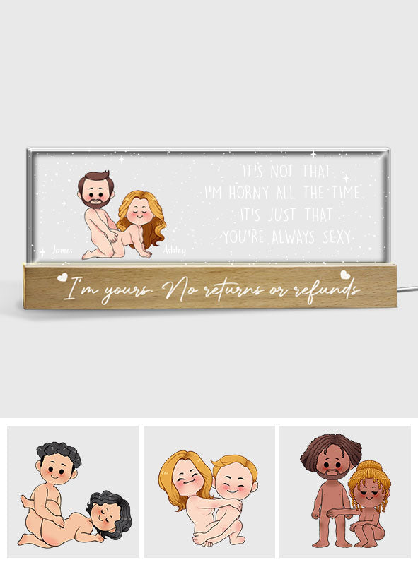 Veilleuse LED personnalisée pour couple « Je t'aime » - Je t'aime