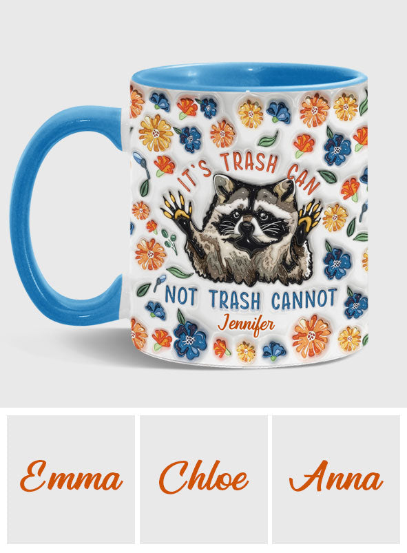 Funny Motivation Raccoon - Personalized Raccoon Accent Mug