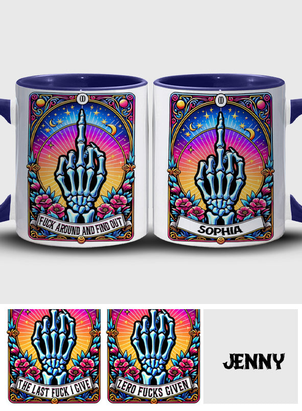 Fais des bêtises et découvre-le - Mug personnalisé à motif crâne