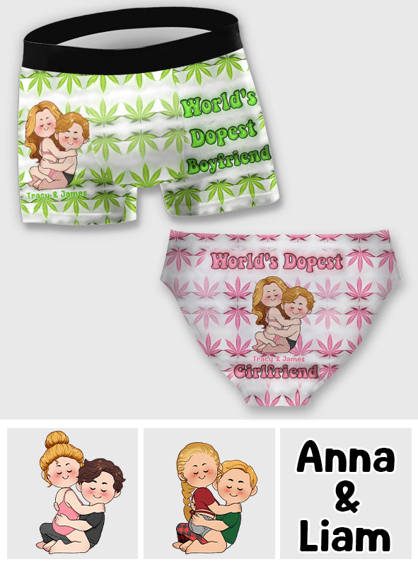 Best Buds - Slips personnalisés pour femmes et boxers pour hommes sur le thème du cannabis