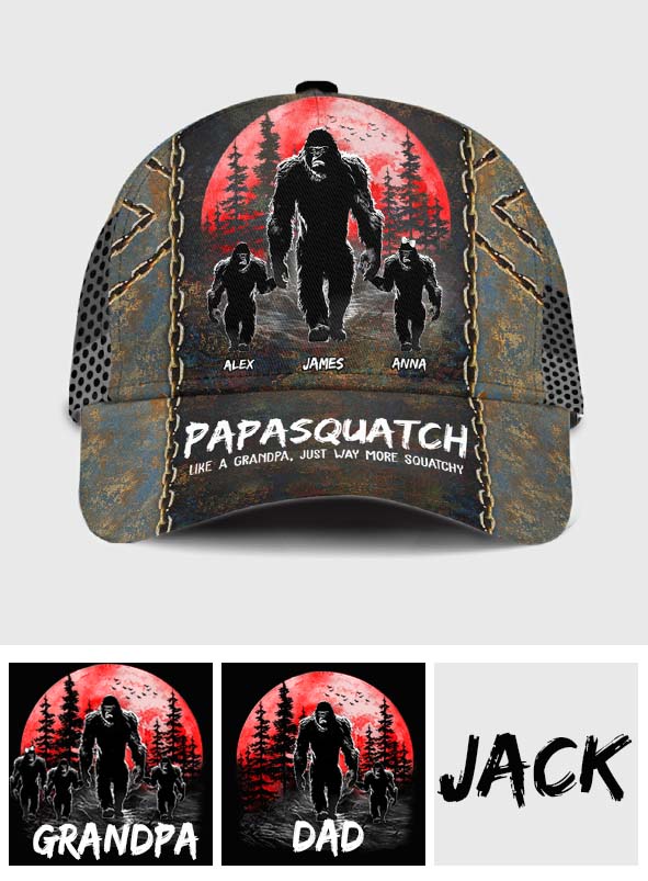Grandpasquatch - Casquette classique personnalisée pour papa