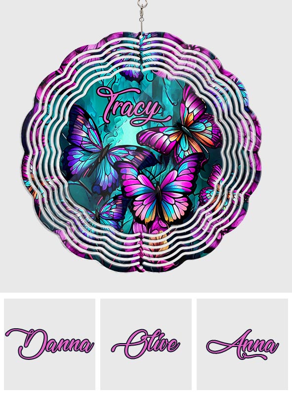 Papillon au vent - Girouette papillon personnalisée