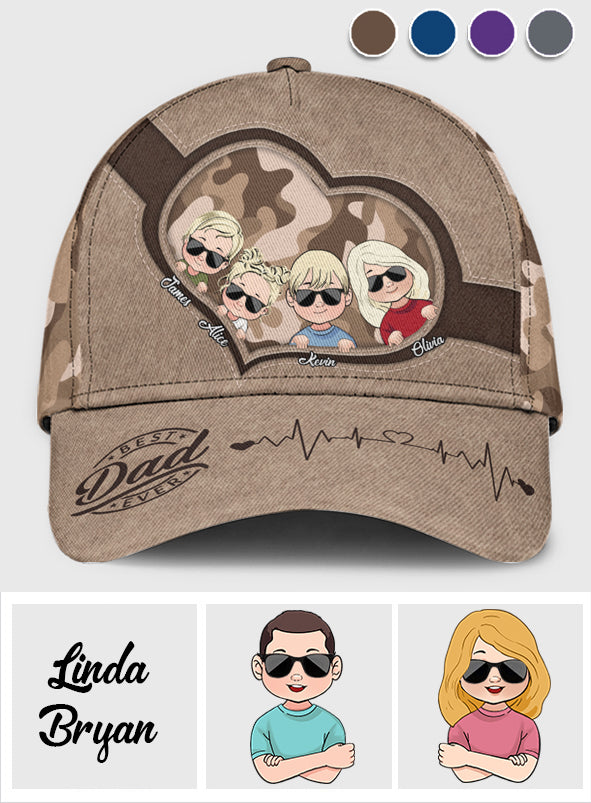 Meilleur papa/maman/grand-mère/grand-père/oncle... de tous les temps - Casquette classique personnalisée pour père