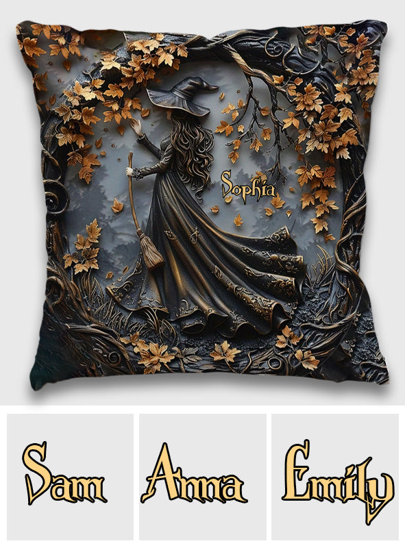 Belle Sorcière - Coussin décoratif personnalisé Sorcière