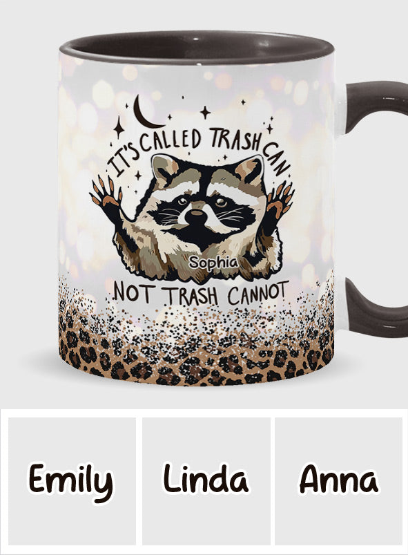 Trash Cannot - Personalized Raccoon Accent Mug