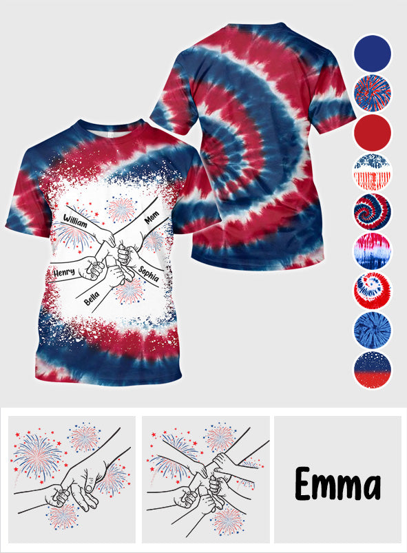 Grandma's Life 4th Of July - Personalized Grandma All Over Shirt