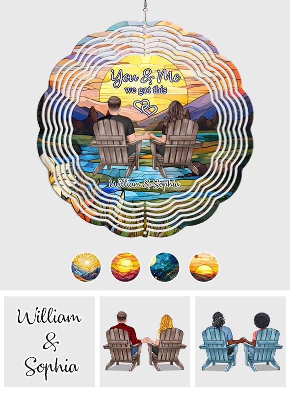 Toi et moi, on gère ! - Girouette personnalisée pour couple