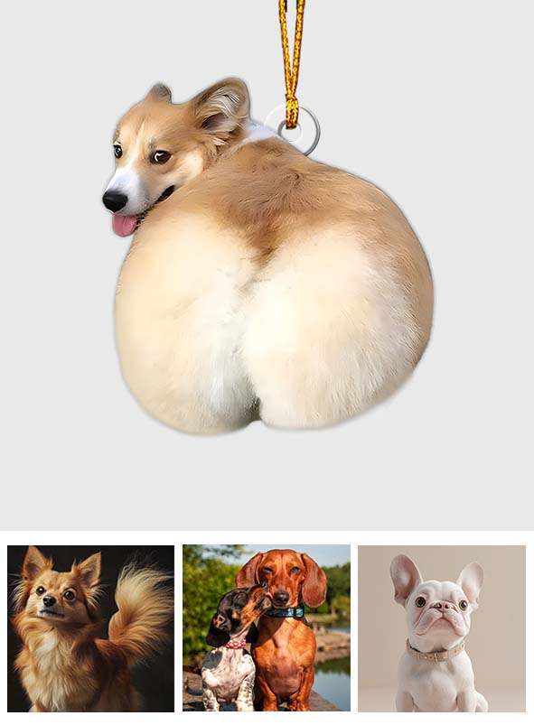 Ornement photo personnalisé - Ornement de chien sur mesure