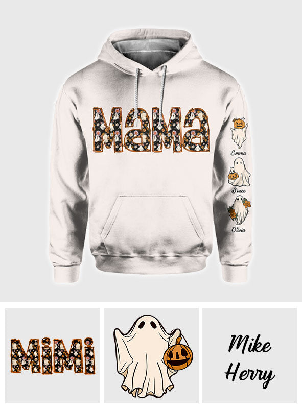 T-shirt personnalisé « Maman Grand-mère Effrayante »