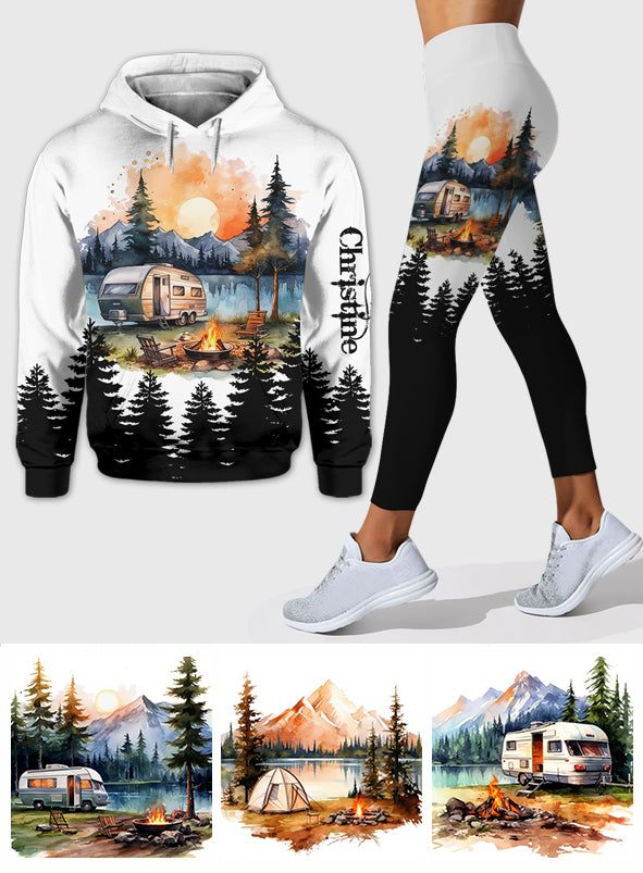Love Camping - Personalized Camping Hoodie and Leggings