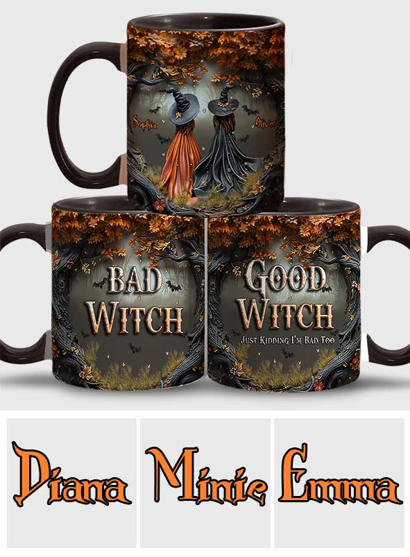 Bad Witch - Personalized Bestie Accent Mug