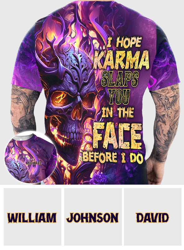 Before I Do - Personalized Skull All Over Shirt