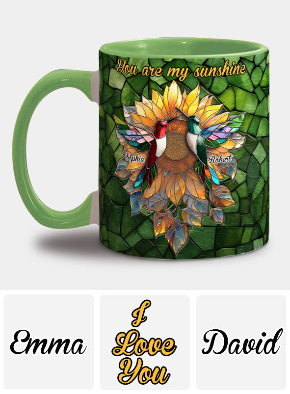 Tu es mon rayon de soleil - Mug personnalisé pour couple