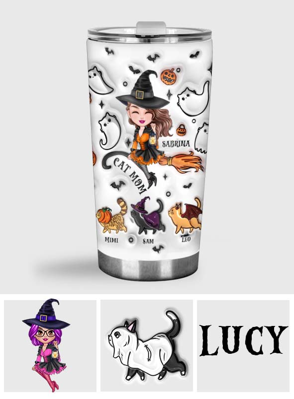Cat Mom - Personalized Cat Tumbler