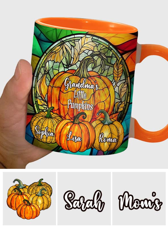 Mug personnalisé « Petites citrouilles de grand-mère » (titre au choix)