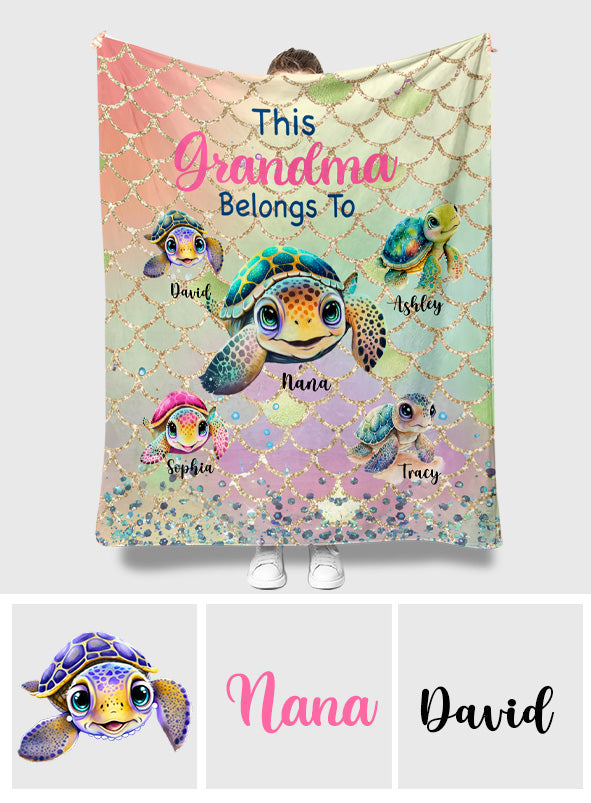 Couverture personnalisée pour grand-mère