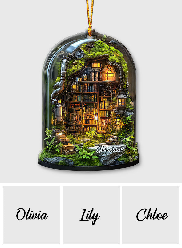 Mon coin secret - Ornement de livre personnalisé