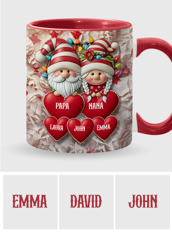 J'aime ma famille - Mug personnalisé « J'aime ma famille »