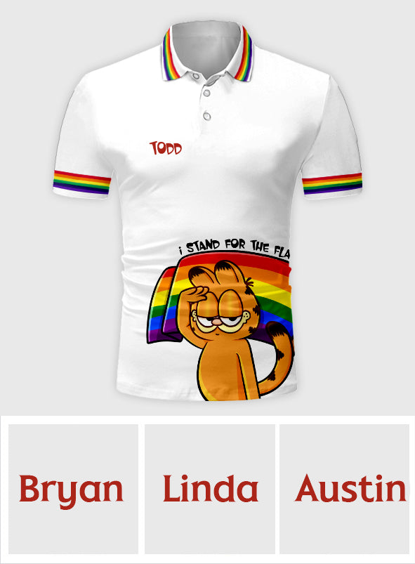LGBT Pride Month Lion This Is Me - Personalized LGBT Support Polo Shirt
