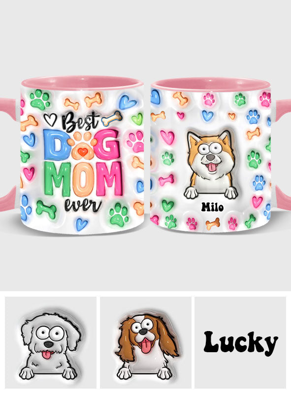 Vie de maman de chien - Mug personnalisé avec motif chien