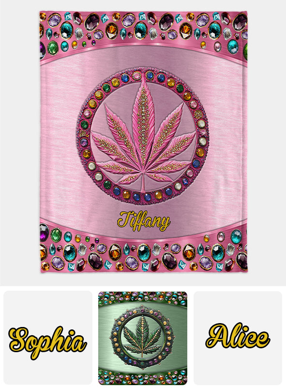 Stoner Chick - Couverture personnalisée pour fumeurs de cannabis