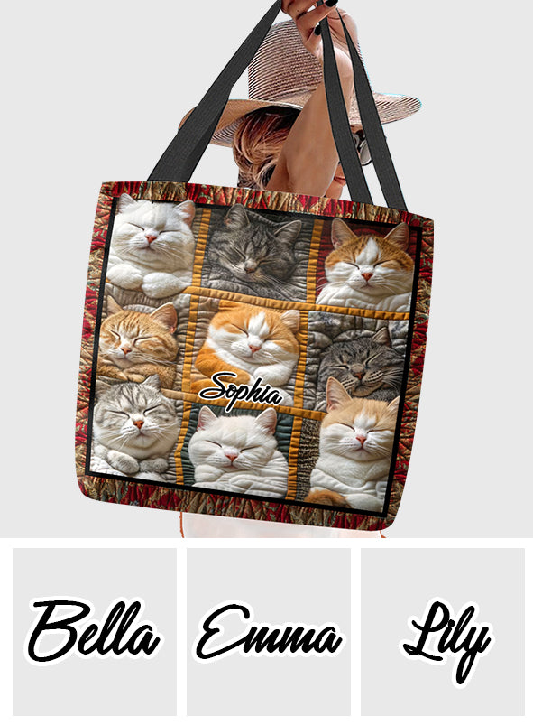 Chats mignons - Sac fourre-tout personnalisé pour chats