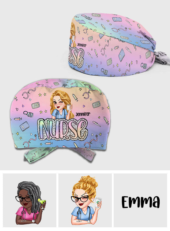 Nurse Life - Personalized Nurse Scrub Cap