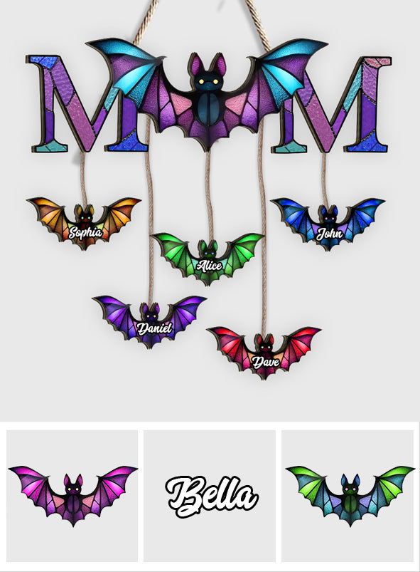 Halloween Bat Crew - Personalized Mother Pallet Wood Sign