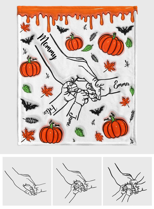 Couverture personnalisée pour maman/mamie/grand-mère à l'occasion d'Halloween...