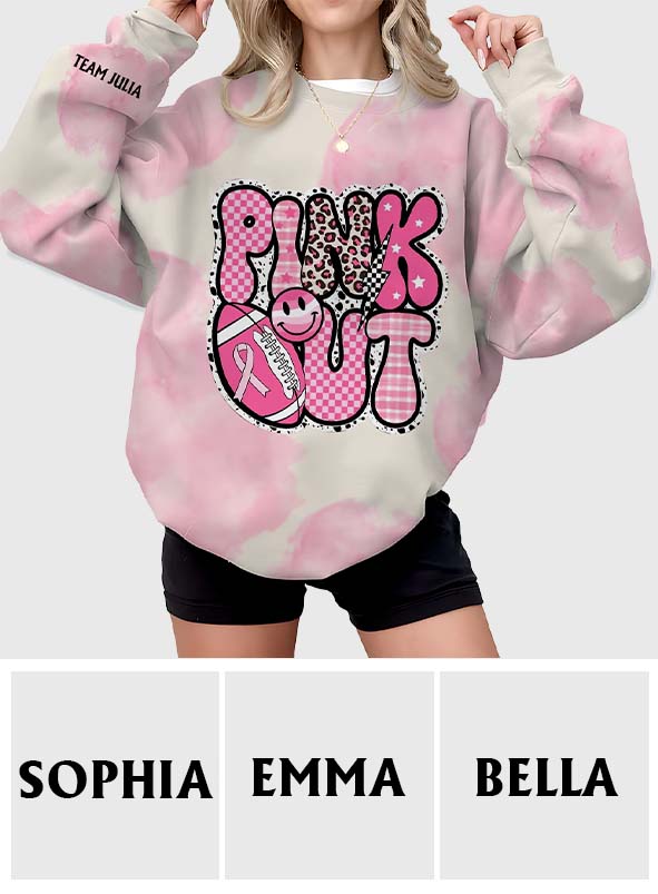 Pink Out - Personalized Breast Cancer Awareness All Over Shirt