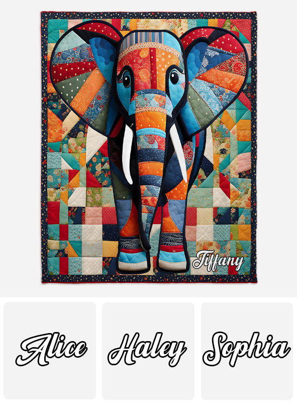 Magnifique éléphant - Couverture éléphant personnalisée