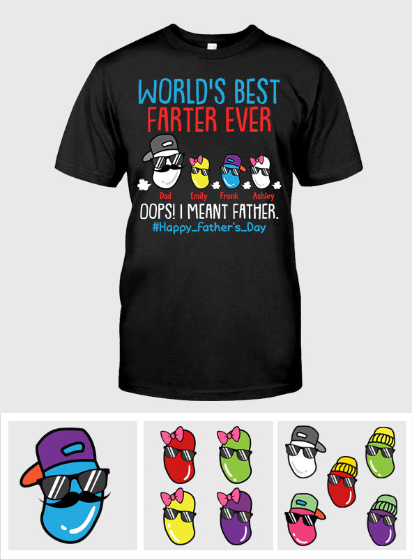 Le meilleur péteur du monde… euh, je veux dire, papa ! – T-shirt et sweat à capuche personnalisés pour papa