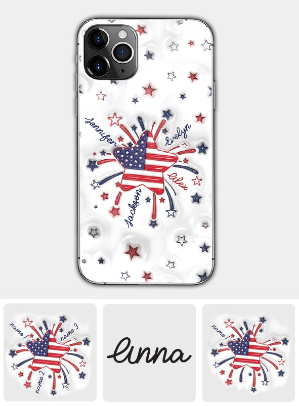 Coque de téléphone personnalisée « Petite étoile de grand-mère » pour le 4 juillet
