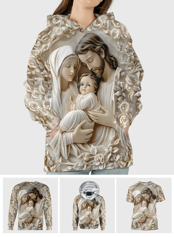 La Sainte Famille - Chemise chrétienne intégrale