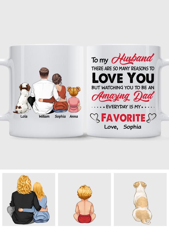 Il y a tant de raisons de t'aimer - Mug personnalisé pour couple