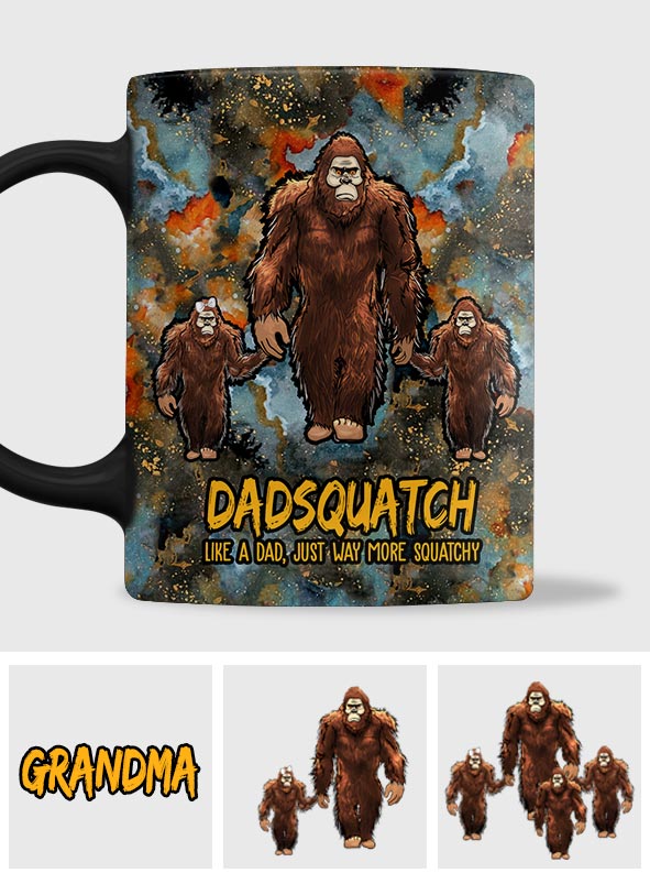 Dadsquatch Plus Squatchy - Mug personnalisé pour papa