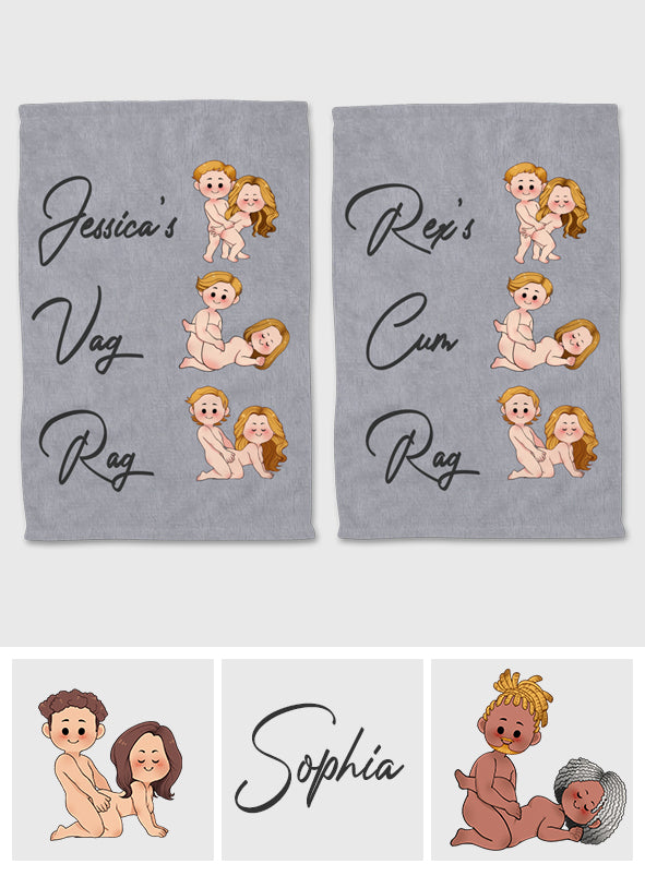 Serviette personnalisée pour couple